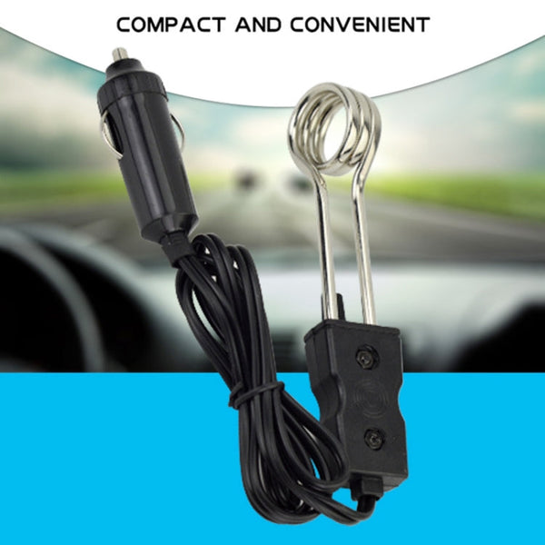 12V 10A 120-140W Cigarette Lighter Car Electric Heating Water Stick Water Heater