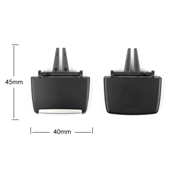 Car Front Air Conditioning Exhaust Switch Paddle Air Conditioning Leaf Clip for BMW X5 / X6, Left and Right Drive Universal