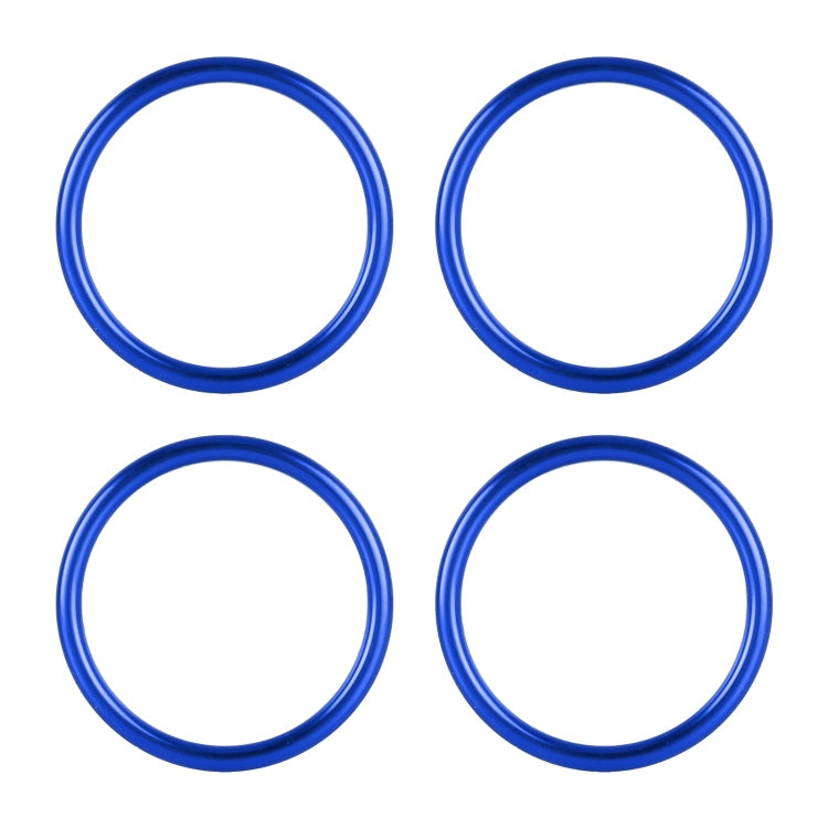 4 PCS / Set Air Conditioning Vent Metal Decorative Ring for Audi A1