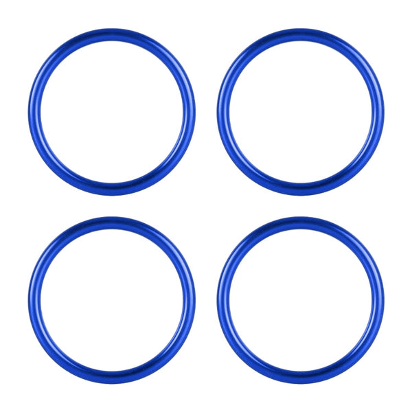 4 PCS / Set Air Conditioning Vent Metal Decorative Ring for Audi A1