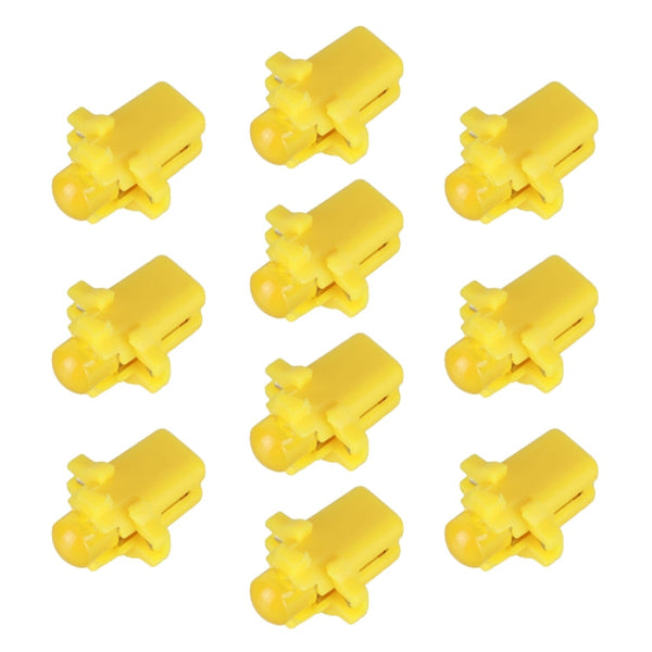 10 PCS B8.3 0.2W DC12V Wedge Instrument Panel COB LED Light Dashboard Gauge Cluster Indicator Lamp Bulb