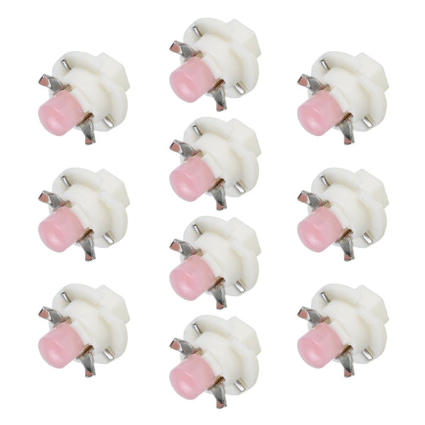 10 PCS B8.4 0.2W DC12V Wedge Instrument Panel COB LED Light Dashboard Gauge Cluster Indicator Lamp Bulb