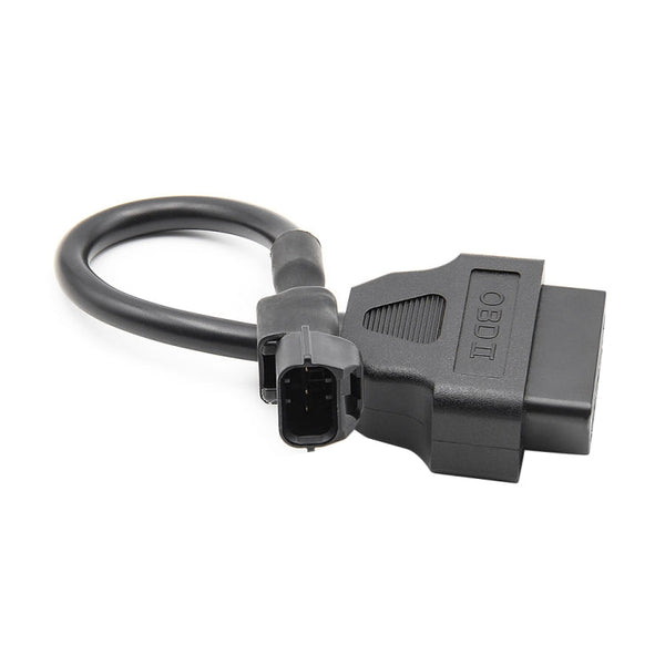 16Pin to 3Pin Motorcycles OBD2 Conversion Cable OBDII Diagnostic Adapter Cable for KYMCO, 16Pin to 3Pin