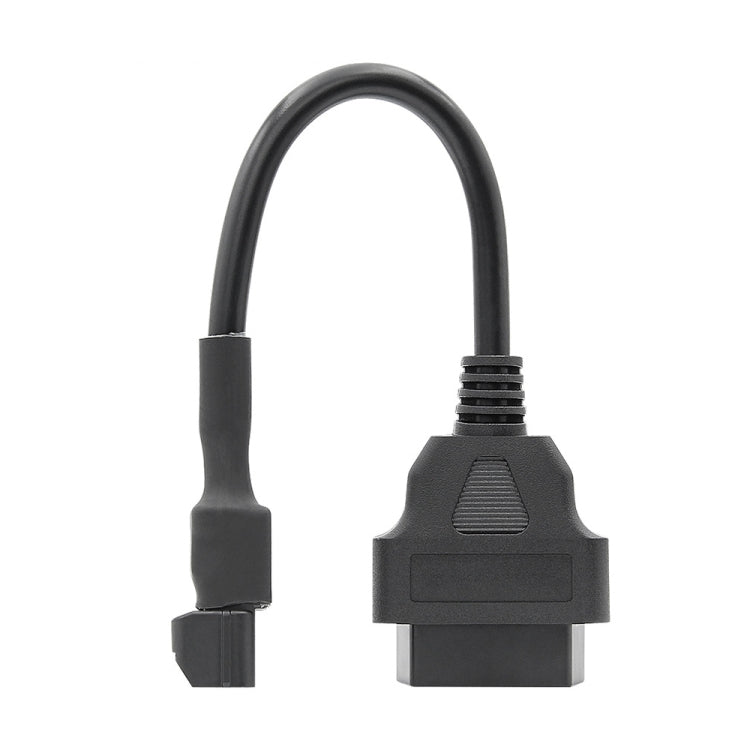 16Pin to 3Pin Motorcycles OBD2 Conversion Cable OBDII Diagnostic Adapter Cable for KYMCO, 16Pin to 3Pin