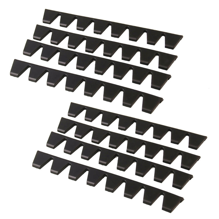 Car Modified Bumper Guard Kit Black, Black