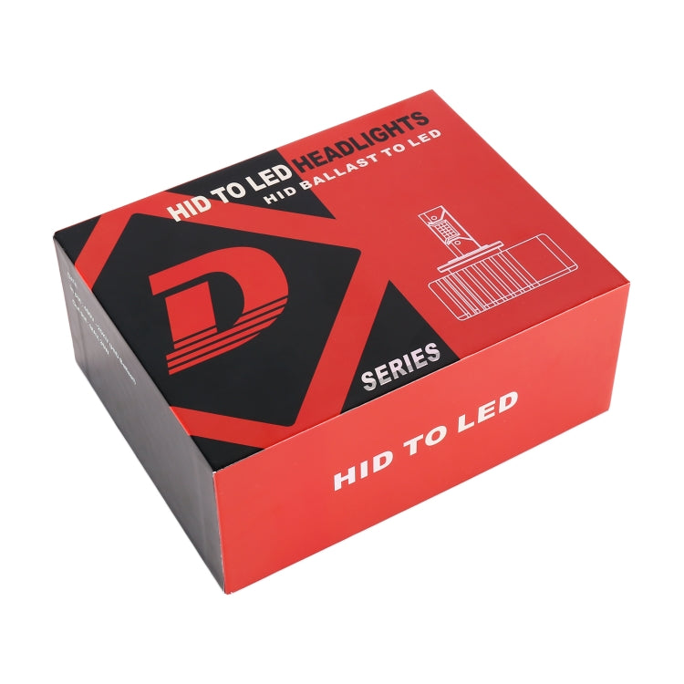 1 Pair D Series D2S Car HID Ballast to LED Headlight DC12V 35W 6000K 7000LM, CSP Lamp Bead, D2S