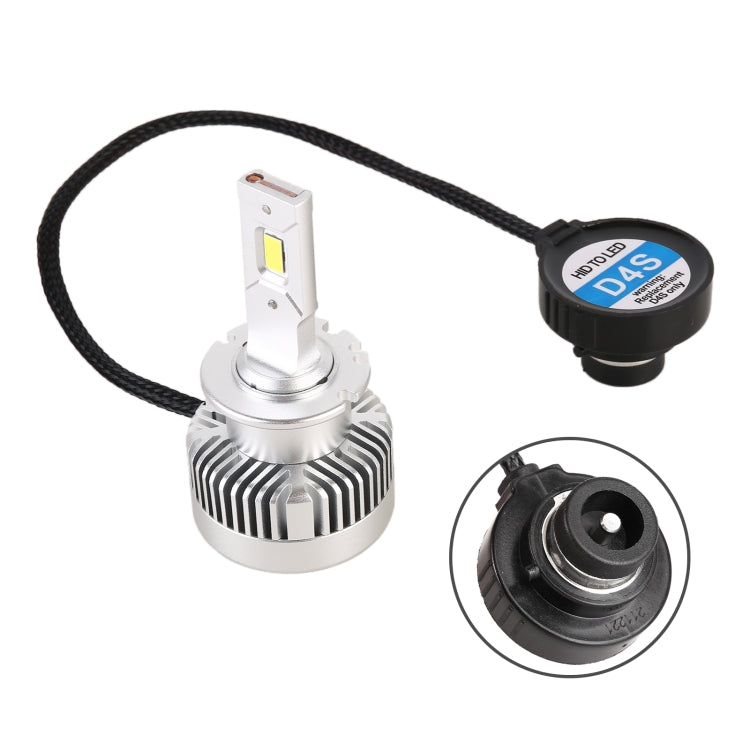 1 Pair D Series D4S Car HID Ballast to LED Headlight DC12V 35W 6000K 7000LM, CSP Lamp Bead, D4S
