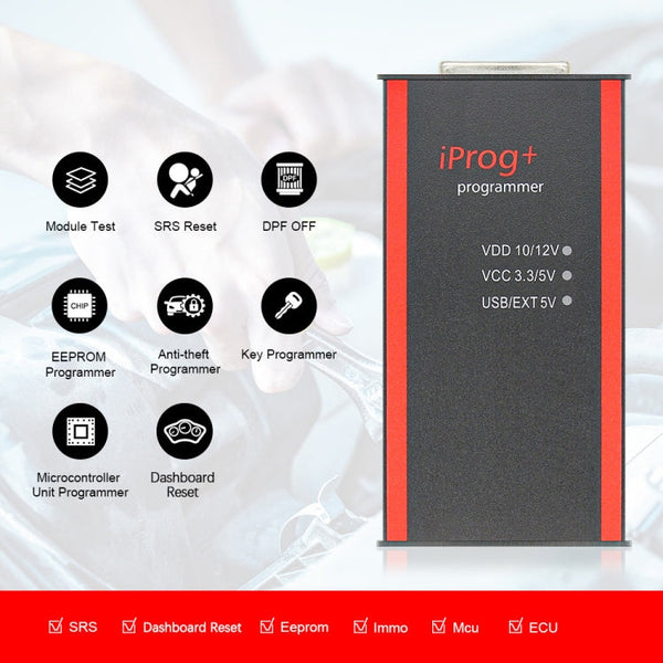 Iprog+ Pro V87 Car Key Programmer ECU Tool