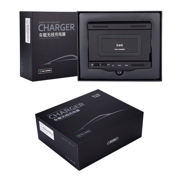 HFC-1020 Car Qi Standard Wireless Charger 10W Quick Charging for Mercedes-Benz A Class 2019-2022, Left and Right Driving