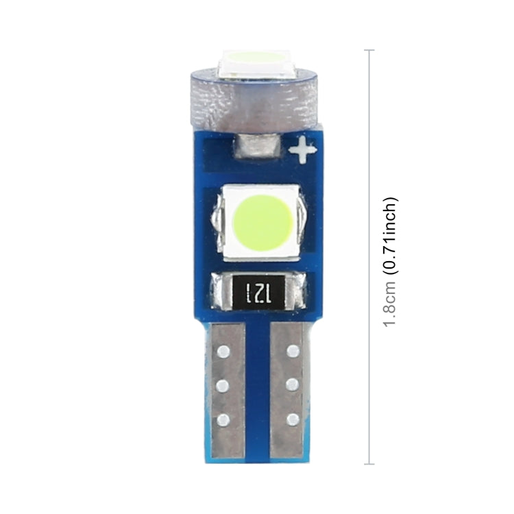 10 in 1 Car T5 0.2W DC12V Instrument Panel LED Decorative Light