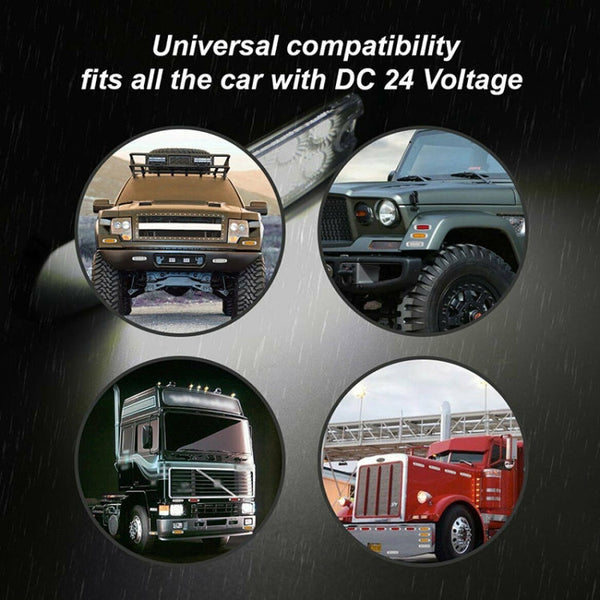 4 PCS MK-338 DC12-24V Truck 12LEDs Side Clearance Maker Light