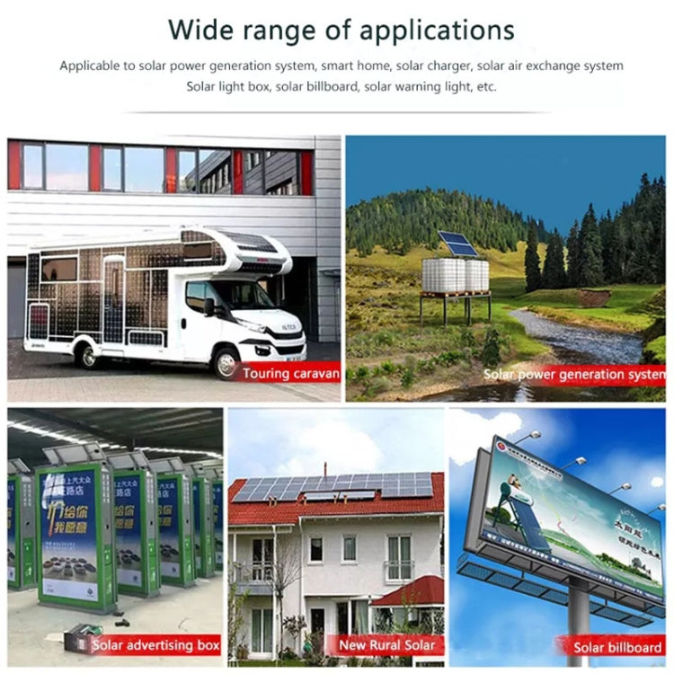 20A Solar Charge Controller 12V / 24V Lithium Lead-Acid Battery Charge Discharge PV Controller