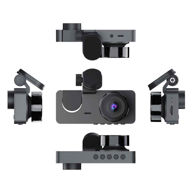 A2 Triple Lens Car Dash Camera Driving Recorder