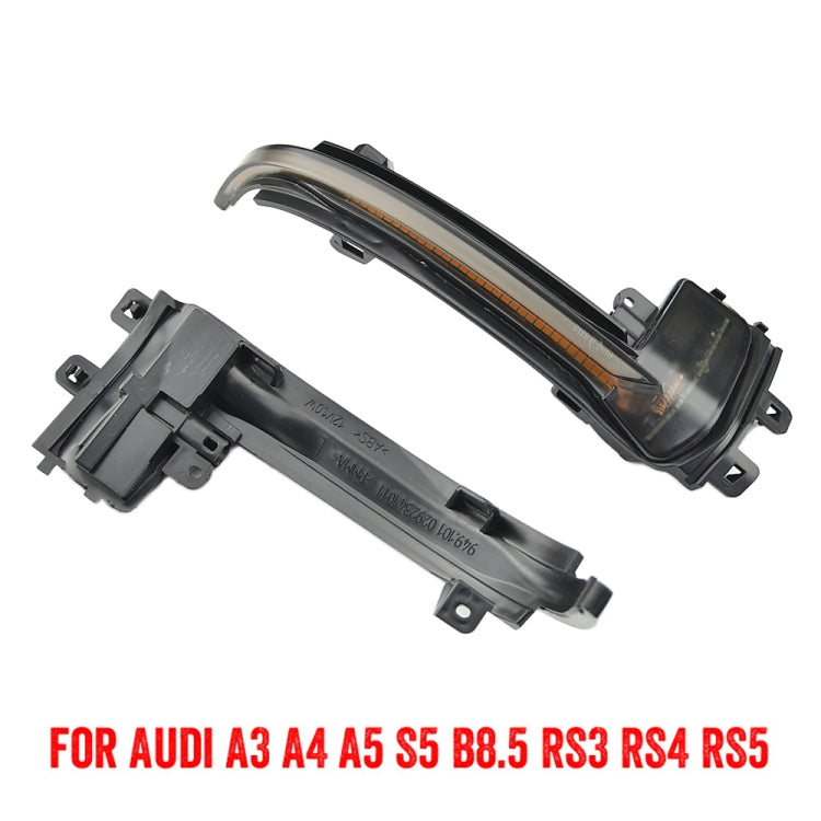 1 Pair For Audi A4 B8.5 Car Dynamic LED Turn Signal Light Rearview Mirror Flasher Water Blinker