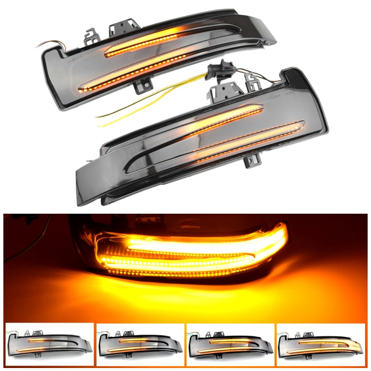 1 Pair For Mercedes-Benz A Class W176 2013-2017 Car Dynamic LED Turn Signal Light Rearview Mirror Flasher Water Blinker