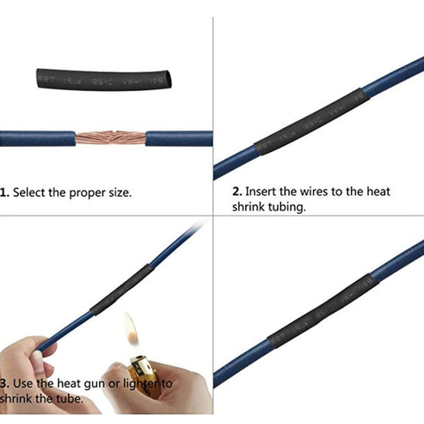 580 in 1 Thermoresistant Tube Heat Shrink Wrapping Kit, 580 in 1