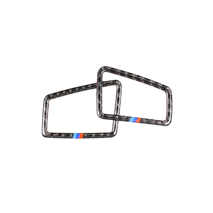 Three Color Carbon Fiber Car Left Driving Instrument Air Outlet Decorative Sticker for BMW E90 2005-2012