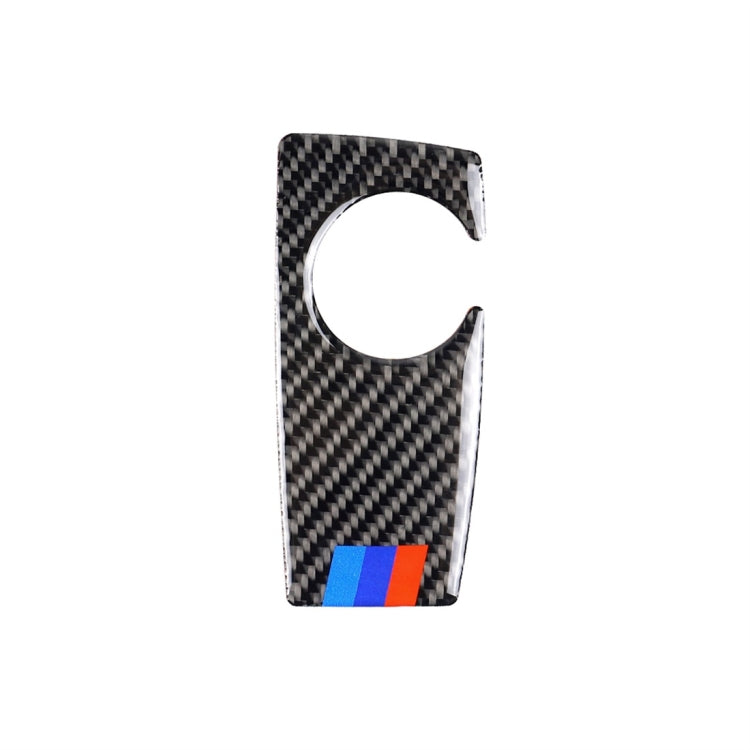 Carbon Fiber Car Handbrake Below Panel Decorative Sticker for BMW 5 Series F07 F10 F25 F26 / GT X3 X4 2009-2016,Sutible for Left Driving