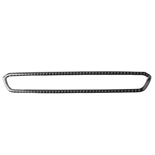 Car Carbon Fiber CD Button Frame Decorative Sticker for BMW 3 Series G20/G28/325Li/330d/335 2019-2020, Left and Right Drive Universal