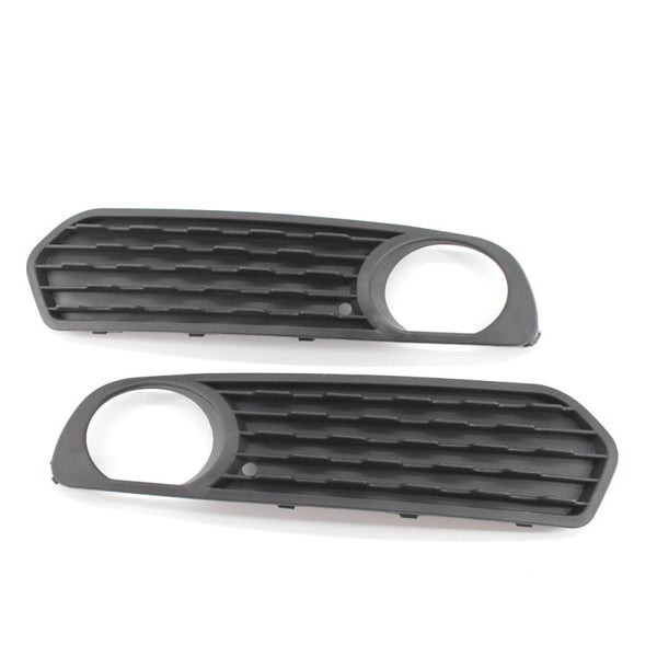 Pair Car Front Bumper Fog Light Grille Fog Lamp Frame for BMW F20 F21 2012-2014 51117272558 / 51117272557