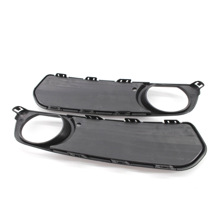 Pair Car Front Bumper Fog Light Grille Fog Lamp Frame for BMW F20 F21 2012-2014 51117272558 / 51117272557