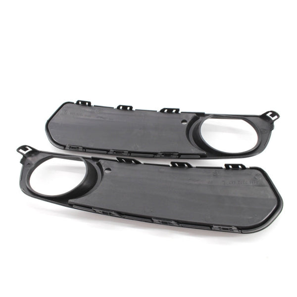 Pair Car Front Bumper Fog Light Grille Fog Lamp Frame for BMW F20 F21 2012-2014 51117272558 / 51117272557