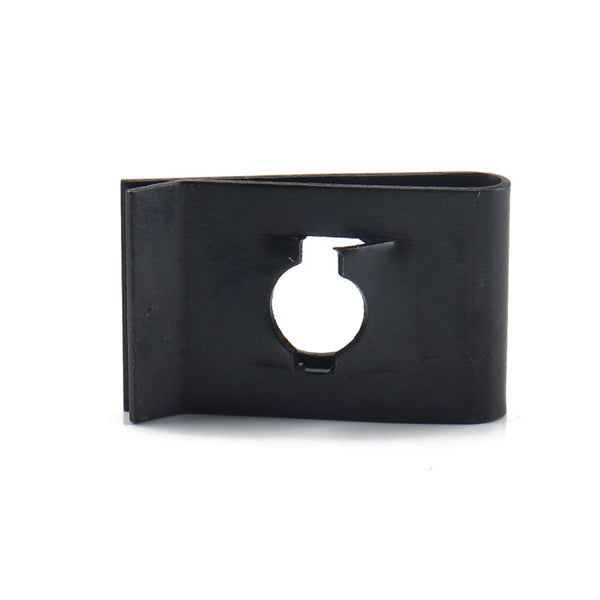 120 PCS Black U Nut Kit Spire Clips No.14 Zinc Speed Fasteners Lug Nuts, 120 PCS