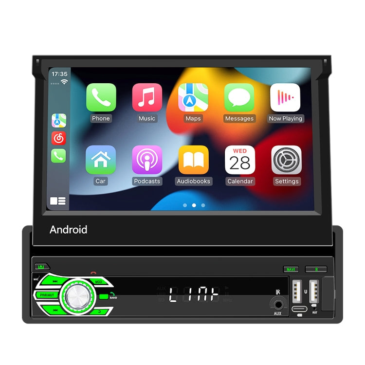 HD 7 inch Single Din Car Android Player GPS Navigation Bluetooth Touch Stereo Radio, Support Mirror Link & FM & WIFI