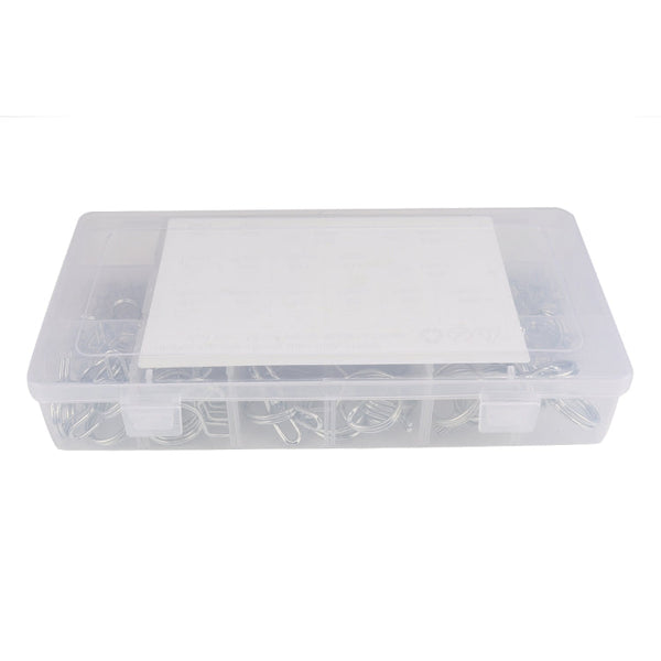 180 PCS Double Wire Spring Tube Clamp Water Pipe Clamps, Size: 5-24mm