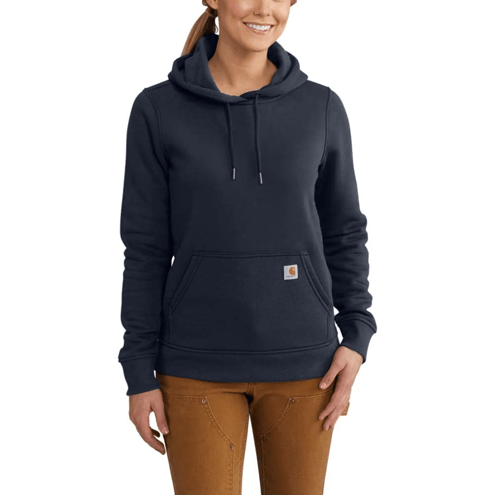 Carhartt 102790 Relaxed Fit Midweight Womens Sweatshirt Hoodie Black Small