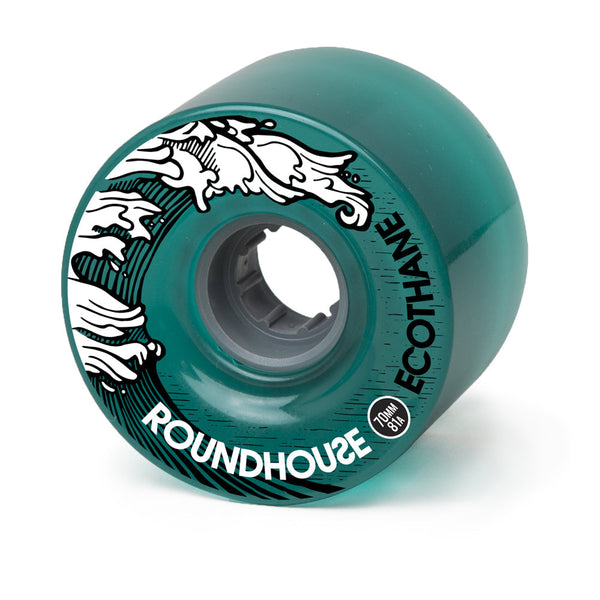 Carver Skateboards - Roundhouse Wheels - 70mm Eco Mag - Aqua (81A)
