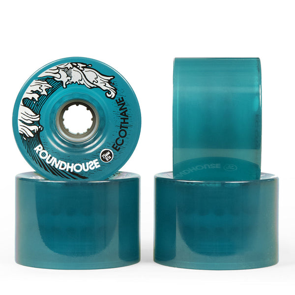 Carver Skateboards - Roundhouse Wheels - 75mm Eco Mag - Aqua (81A)