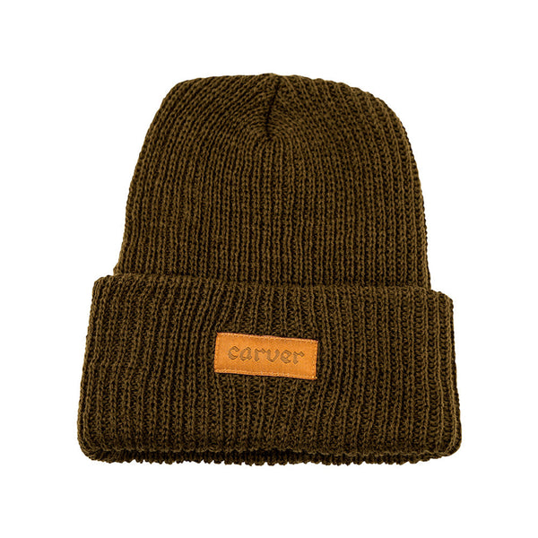 Carver Skateboards - Standard Cuff Beanie - Olive