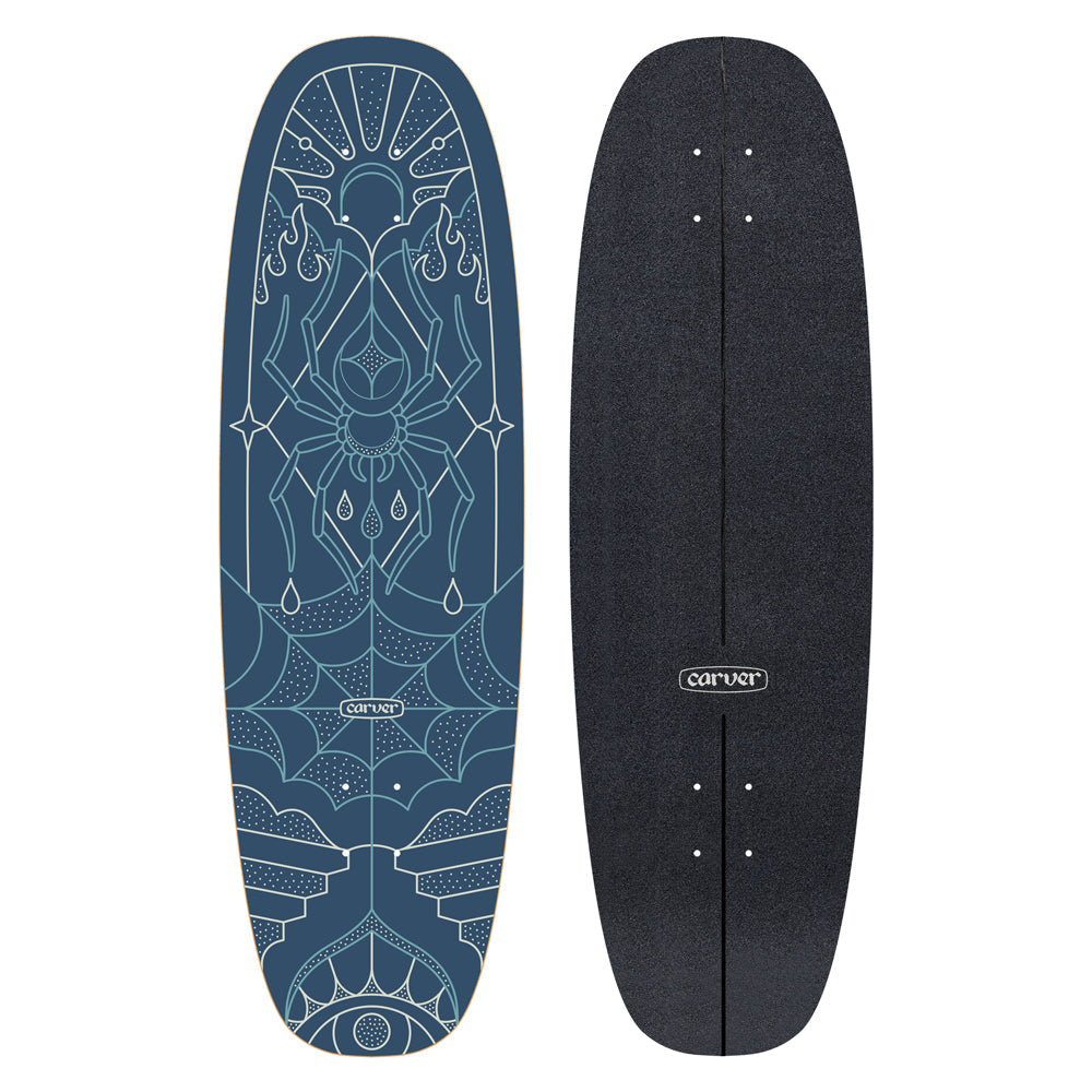 Carver Skateboards - 33" Blue Widow - Deck Only