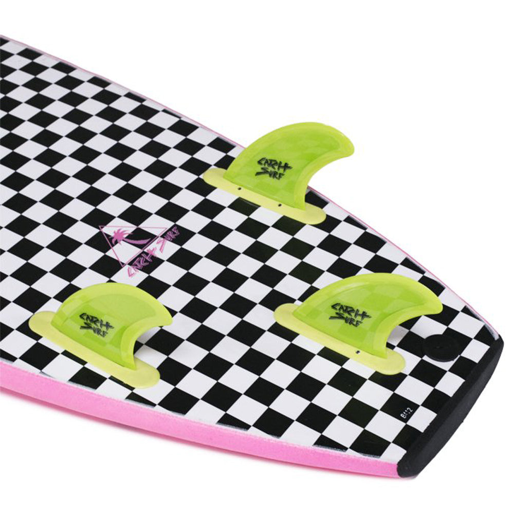 Catch Surf - Safety Edge Tri Fin Kit - Lime