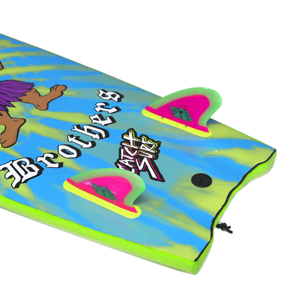 Catch Surf - Beater Pro - Safety Edge Twin Fin Kit - Hot Pink & Lime