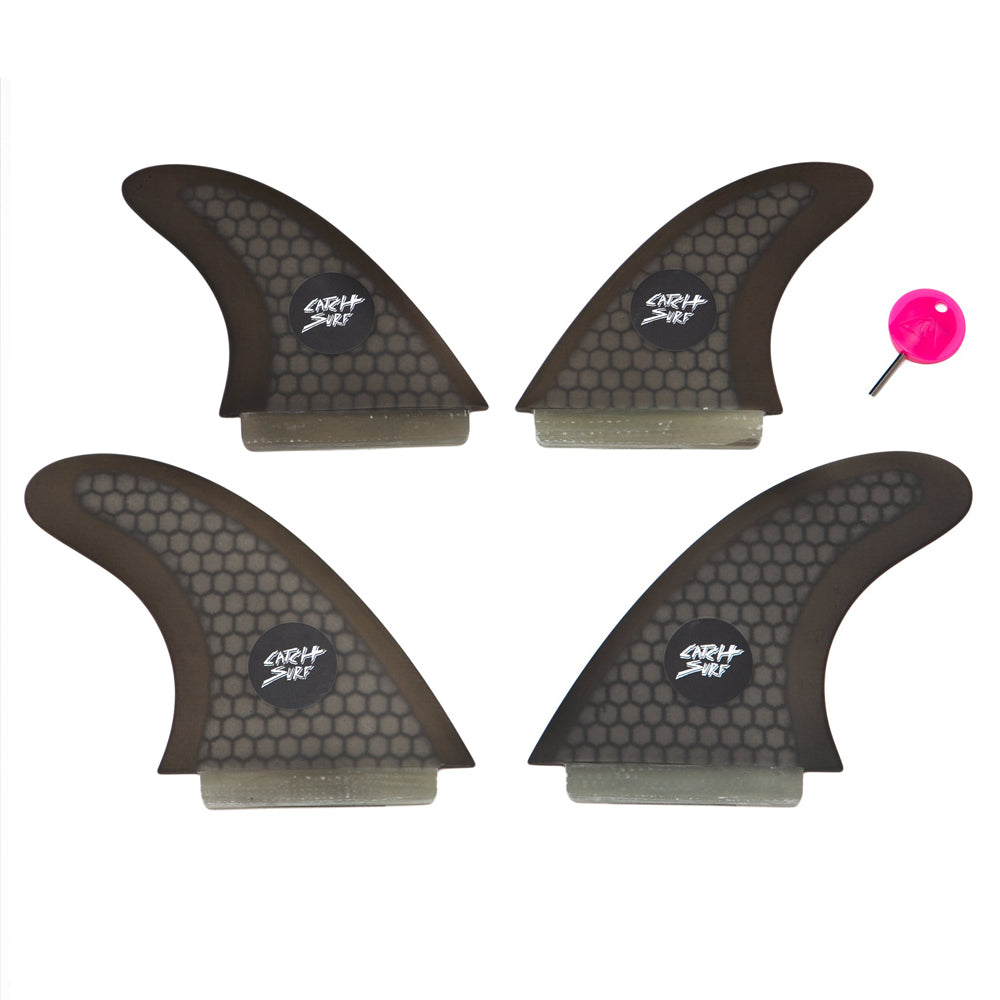 Catch Surf - Ultra Hi-Perf Quad Fin Kit - Black