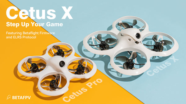 BetaFPV Cetus X Brushless BNF FPV Quadcopter (ELRS)