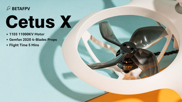 BetaFPV Cetus X Brushless BNF FPV Quadcopter (ELRS)