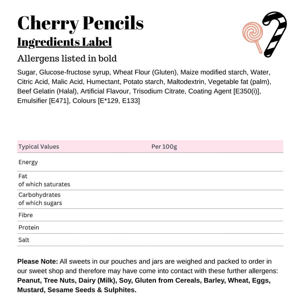 Cherry Pencils