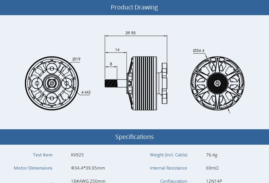 Tmotor Cine66 Cinematic Motor