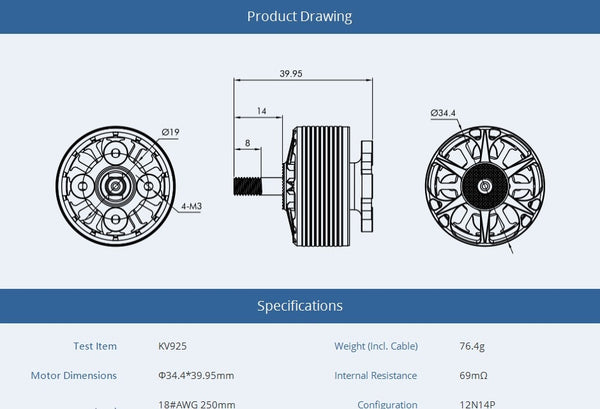 Tmotor Cine66 Cinematic Motor