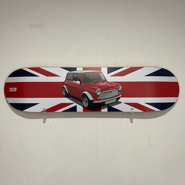 Classic Mini Cooper Skate Deck Wall Art