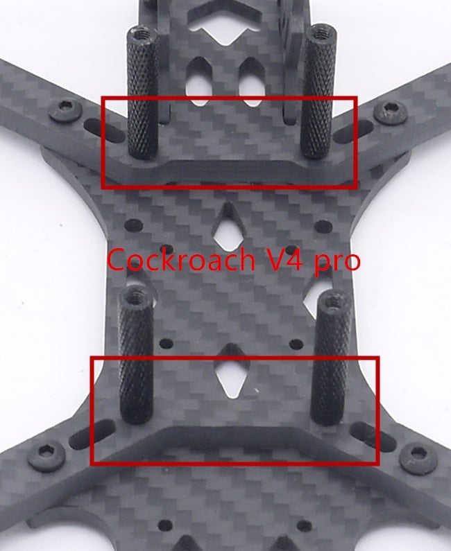 Cockroach V4 Pro HD 5" Freestyle Quadcopter Frame