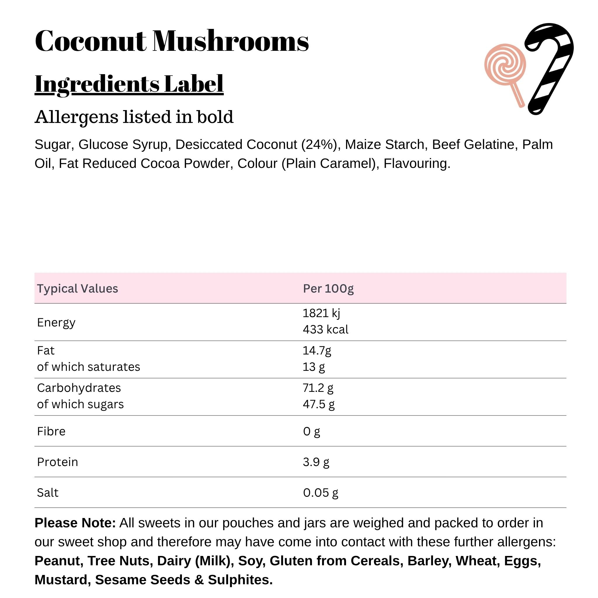 Coconut Mushrooms