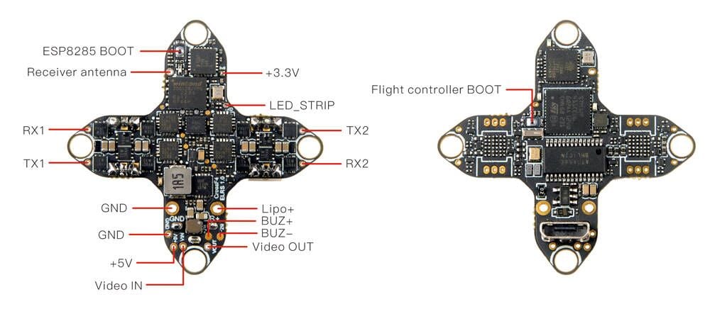 Happymodel CrossF4 ELRS AIO Flight Controller
