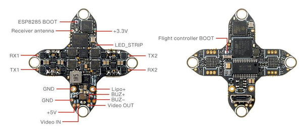 Happymodel CrossF4 ELRS AIO Flight Controller