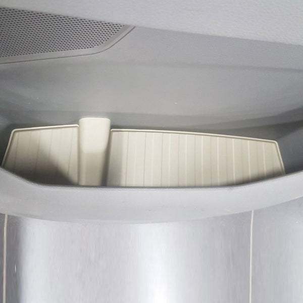 For MAN TGE Rubber Door Liner Pocket Inserts Grey | Van-X