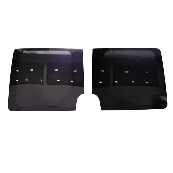 For New Shape Crafter Double Door Barndoor Glass Privacy Tinted