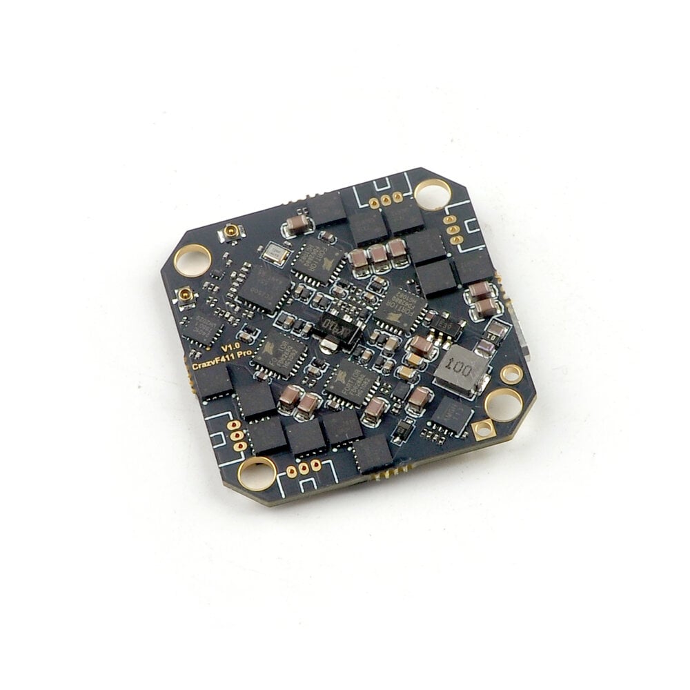 CrazyF411 AIO Toothpick Flight Controller + Receiver (20A ESC, OSD, Frsky RX)